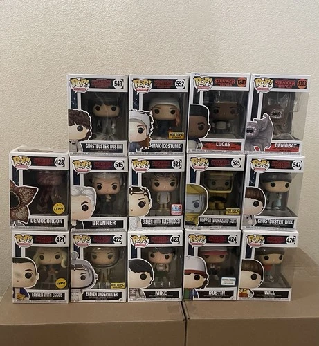 Stranger Things Funko Pop Lot Season 1, 2