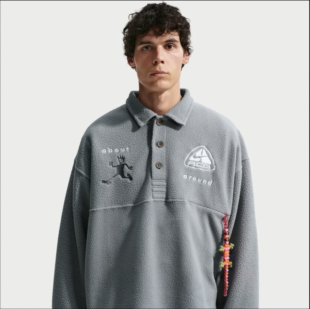 グ*グ様 Nike × cpfm ポロシャツ M ACG x Cactus Plant Flea Market Longsleeve Polo Smoke Grey – Slam Jam®