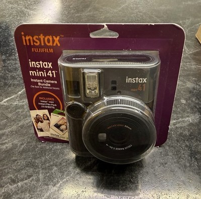 NEW Instant Camera Bundle With Instant Film Pack FujiFilm Instax Mini 41