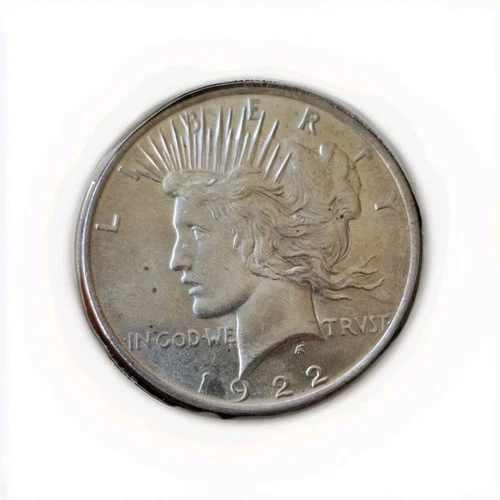 1922 P Peace Silver Dollar Coin 90% Silver Content BU Beautiful Luster