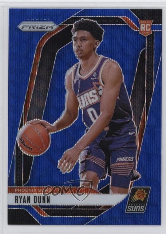 2024-25 Panini Prizm Blue Wave Prizm /125 Ryan Dunn #258 1t4l