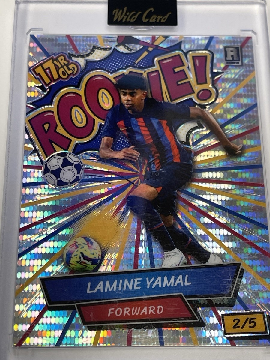 LAMINE YAMAL 2024 WILD CARD COMIX ROOKIE 17 Yr Old RC True