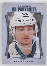 2016-17 Upper Deck UD Portraits Rookie Platinum Blue Foil 4/25 Kevin Labanc 0c3