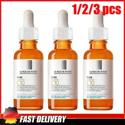 1/2/3x La Roche-Posay Pure Vitamin C10 Serum Anti-Ageing Serum 30ml DE