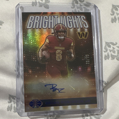 Panini 2024 Illusions Bright Lights Brian Robinson Jr BLS-BRJ Auto /75