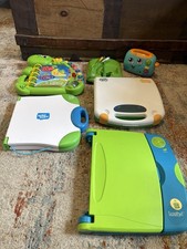 LeapFrog Interactive Learning Systems. Lot of 6. All Power On. Tag Pen Missing