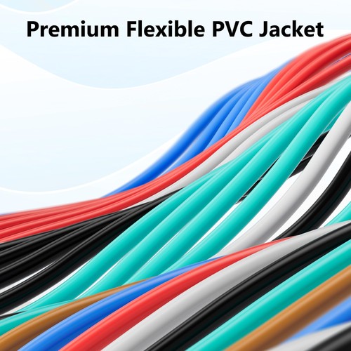 16 Gauge Wire (2-Pack Red/Black Each 25FT), 16AWG CCA, 25FT-2PK, Black+Red - Picture 3 of 6