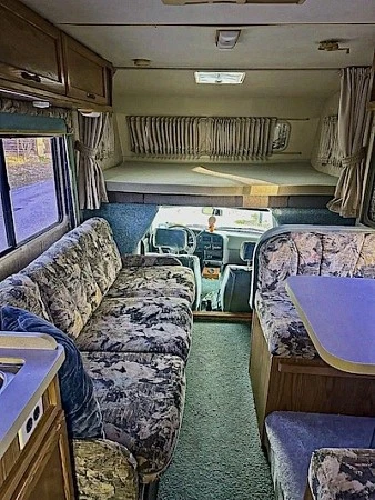 View of cabin from rear.