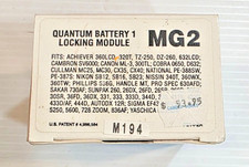 Quantum Battery 1 MG2 Locking Module Camera Accessory Fits Multiple Models