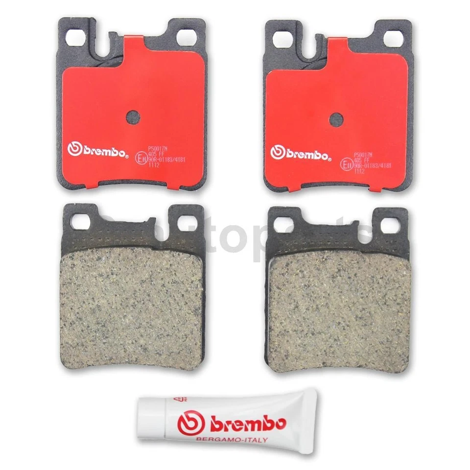 Комплект керамических передних задних тормозных колодок Brembo для Mercedes-Benz S500 2001 2002 годов выпуска - Изображение 2 из 3