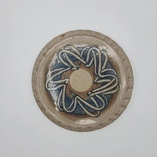 Vintage 1988 Jugtown Ware 6-7/8" Trivet by Charlie Moore Seagrove NC Pottery