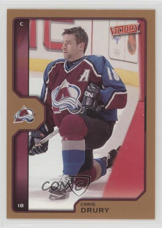 2002-03 Upper Deck Victory Bronze Chris Drury #52 0qr0