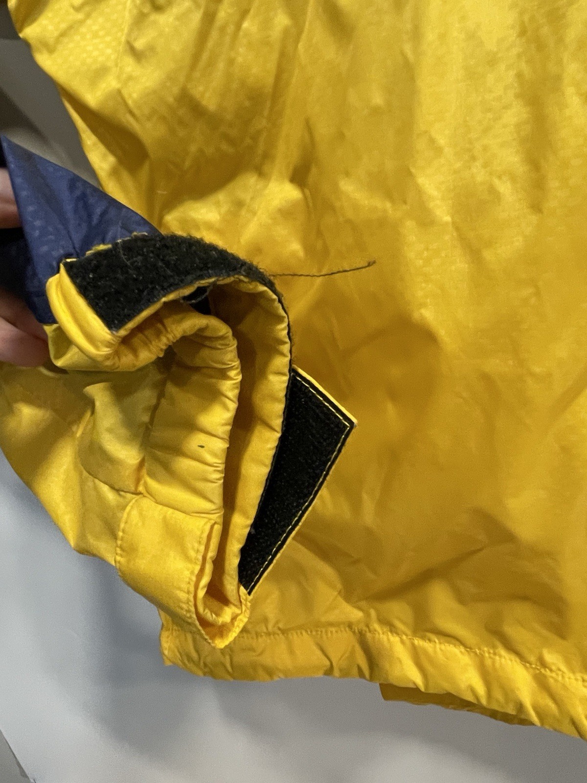 VINTAGE 90' RALPH LAUREN POLO SPORT YELLOW WINDBREAKER FULL ZIP JACKET SZ MEDIUM thumbnail 8