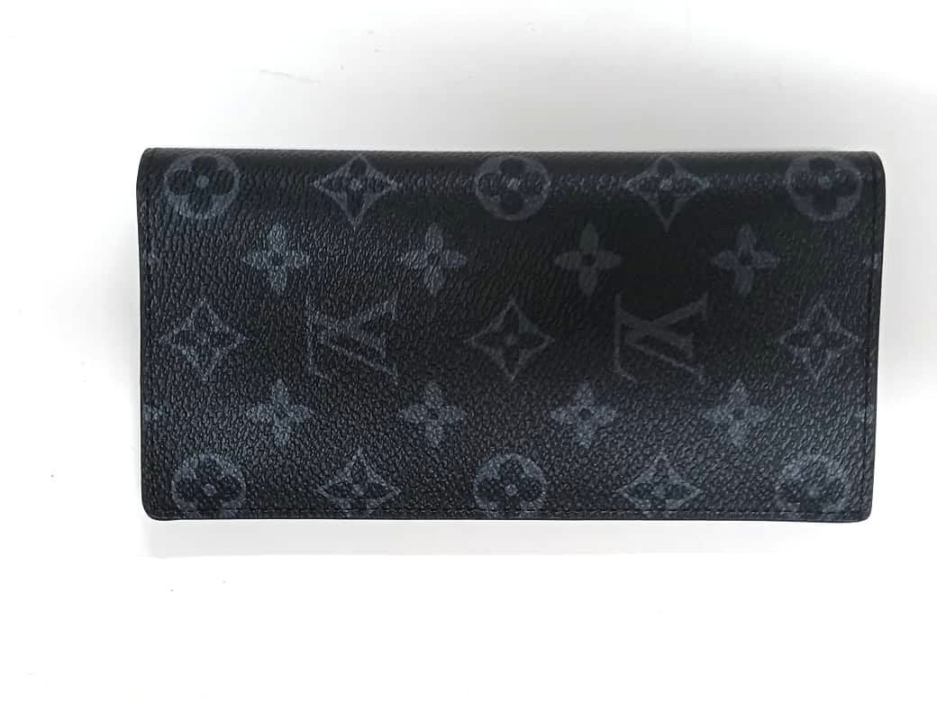 Louis Vuitton Monogram Eclipse Brazza Canvas Long… - image 7