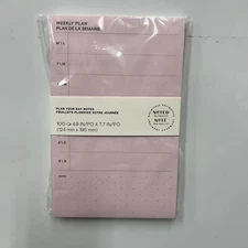 Noted by Post it Weekly Plan