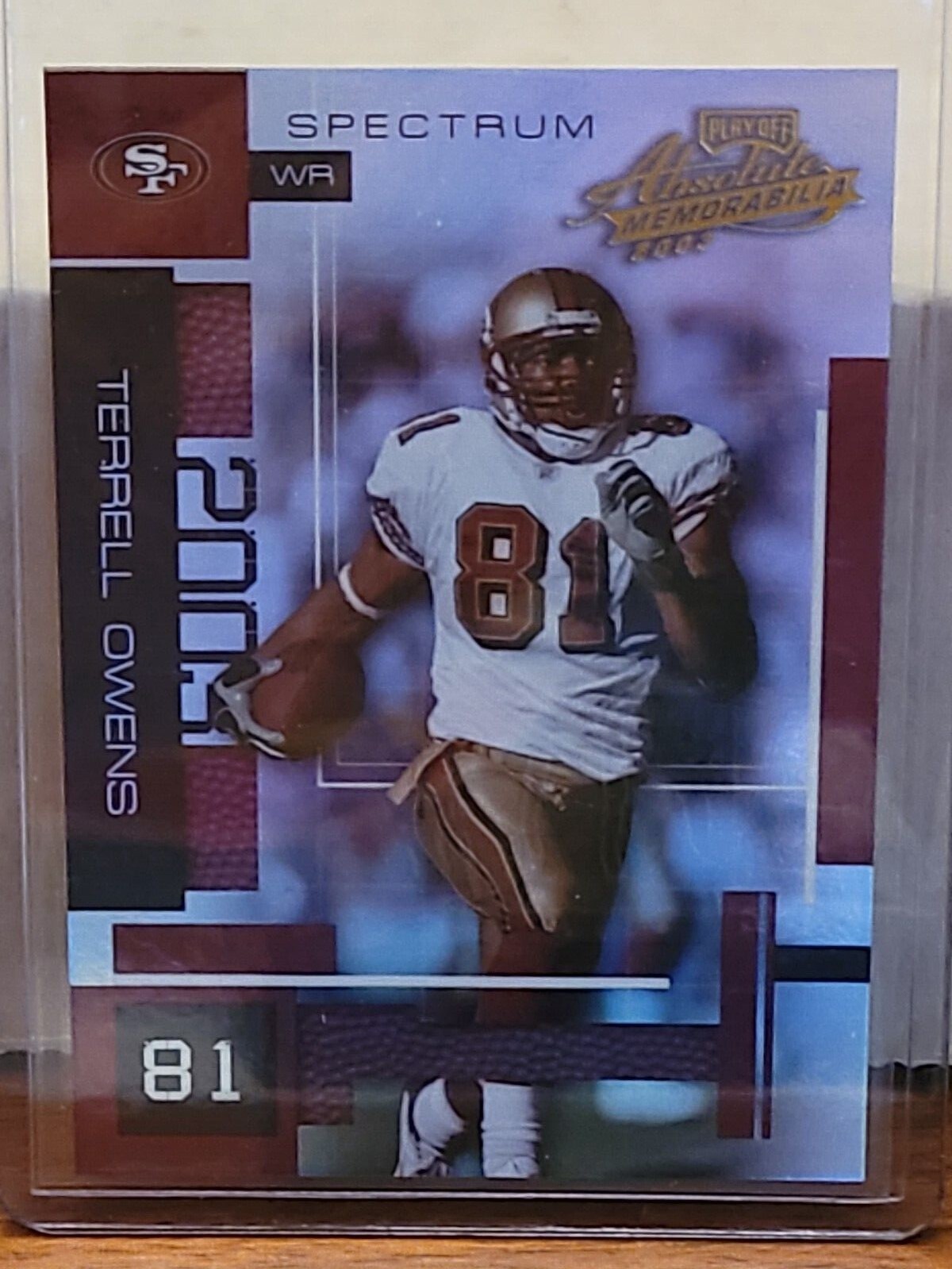 Terrell Owens 2003 Absolute Memorabilia Spectrum 50/150 nm+
