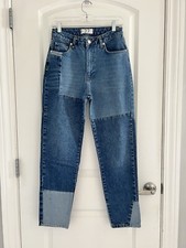 Free People Patchwork High-Rise Jeans Size 27