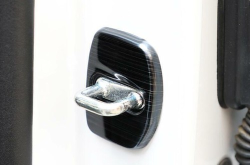 Titanium Black Door Lock Protection Cover Trim 4pcs For Cadillac XT5 2017-2022 - Picture 4 of 8