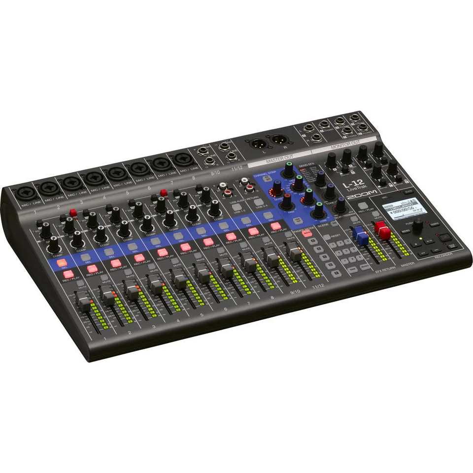 New Zoom LiveTrak L-12 Digital Mixer Best Offer! Authorized Dealer Free Shipping - Image 2 of 4