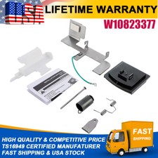 New W10823377, AP5985152 Ice Dispenser Door Chute Kit For Whirlpool Refrigerator