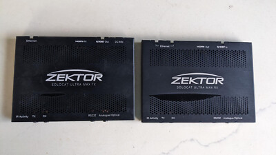 zektor HDMI Extender solocat zek-hdbt2-exset Ethernet rs232 Digital audio return