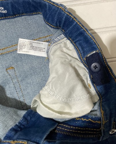 Cat & Jack Girls Jeans 14 Blue Tapered Ultimate Stretch Pants Casual Party Y2K - Picture 5 of 8