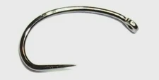 Nimrod's Tackle BARBLESS SCUD Fly Tying Hooks Black Nickel Finish