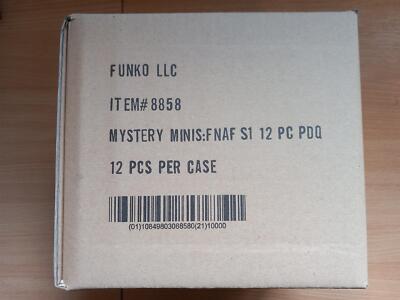 Funko Five Nights At Freddys Series 1 Mystery Minis Figur Sealed Case [12 Box]