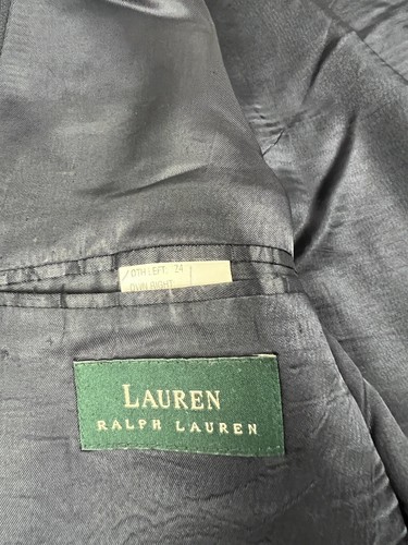 Ralph Lauren Blazer Mens 42S Blue Sport Coat Jacket 2 Button Wool LRL - Picture 13 of 16