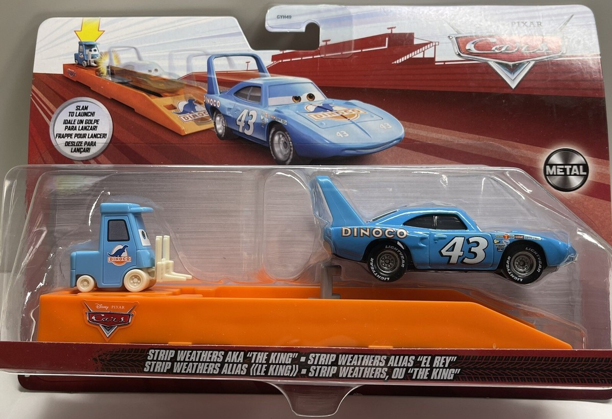 DISNEY PIXAR CARS STRIP WEATHERS THE KING SLAM LAUNCH LAUNCHER