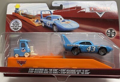 DISNEY PIXAR CARS STRIP WEATHERS THE KING SLAM LAUNCH LAUNCHER 2021