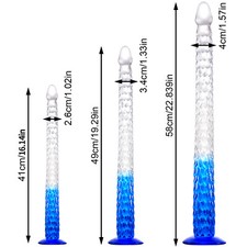 Jelly Dong Dildo Suction Cup 3 Sizes Vagina Anal Prostate Deep Massager Sex Toys