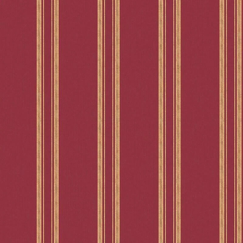 Red And Gold Striped Wallpaper