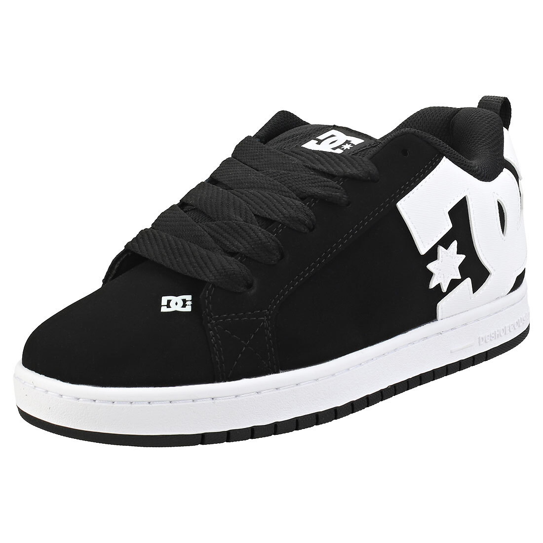 DC Shoes Court Graffik Uomo Black Formatori Pattinare - 44.5 EU