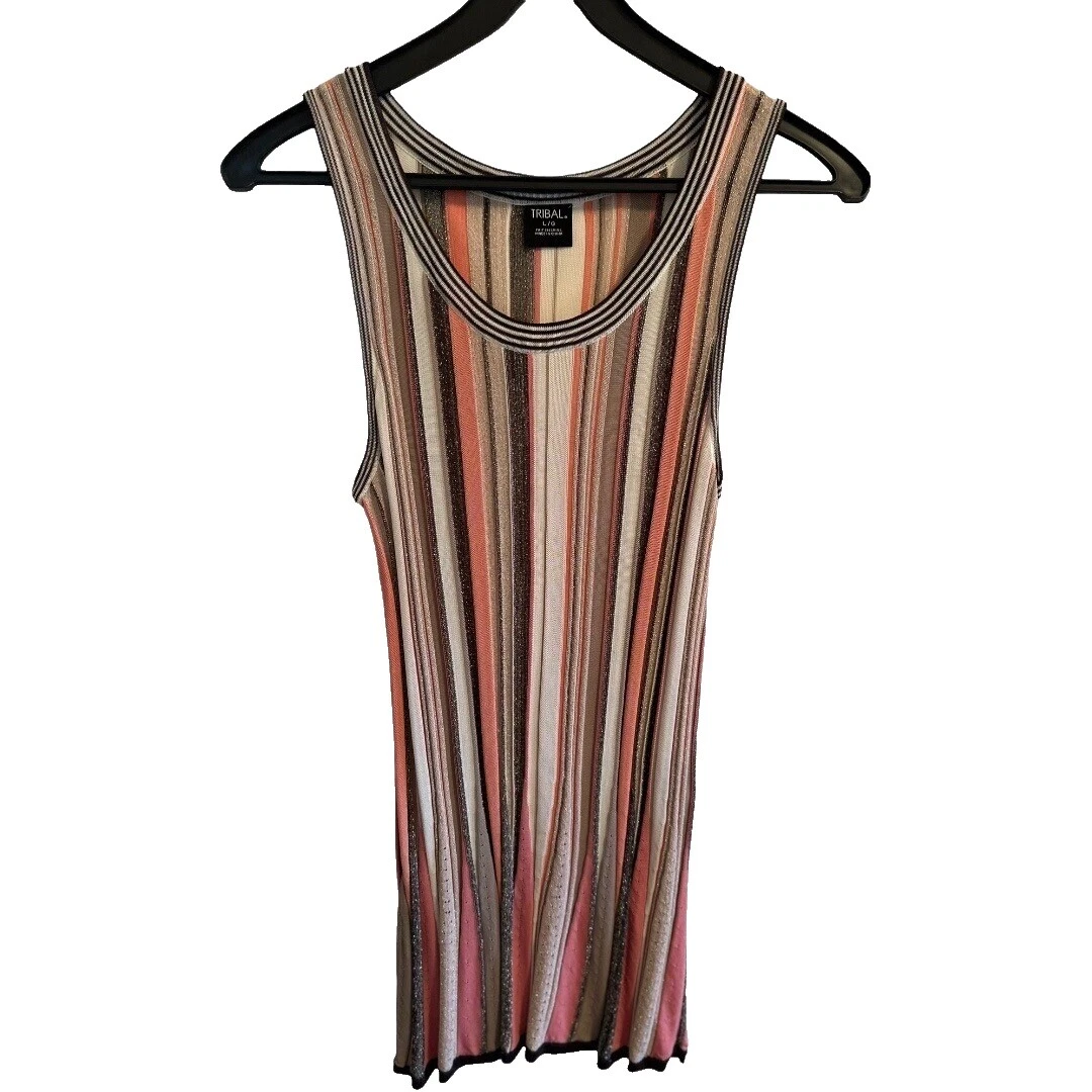 Poliéster Tribal Camisetas sin mangas para De mujer