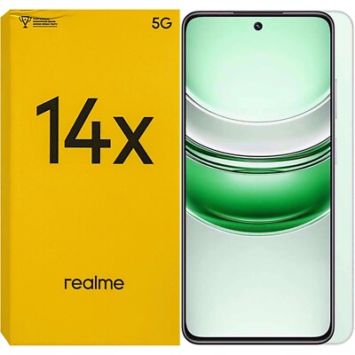 Realme 14x 5G Peridot Green 128GB + 6GB Dual-SIM Unlocked GSM NEW