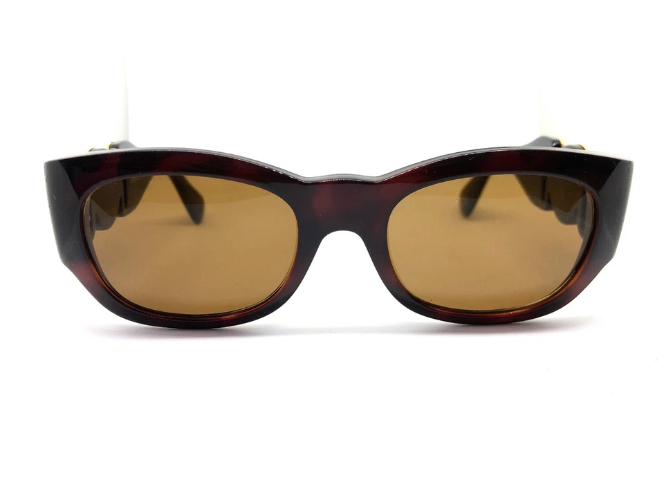 RARO!! Gafas de sol Gianni Versace Mod.413/B Col.900 vintage Rihanna Migos doradas Foto 4 de 4