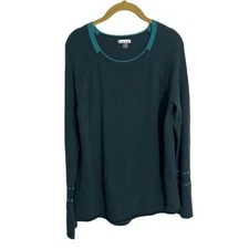 Smartwool Merino Wool Blend Green Sweater Medium