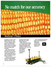 1990s John Deere MaxEmerge 2 Planters - Original Ad (11in x 8.5in) Advertisement