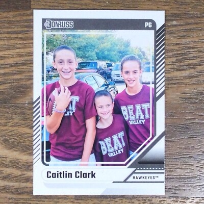 Caitlin Clark Rookie Card #16 Kid Clark Panini Donruss 2024 | eBay