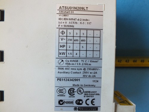 Arrancador suave SCHNEIDER ATSU01N209LT - Imagen 3 de 5