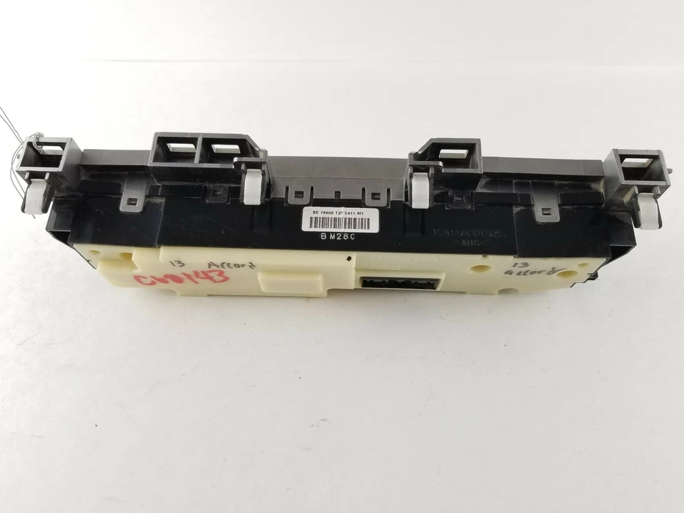 2013-2015 Honda Accord AC Heater Climate Temp. Control BE 79600 T2F C411 M1 OEM - Image 4 of 4