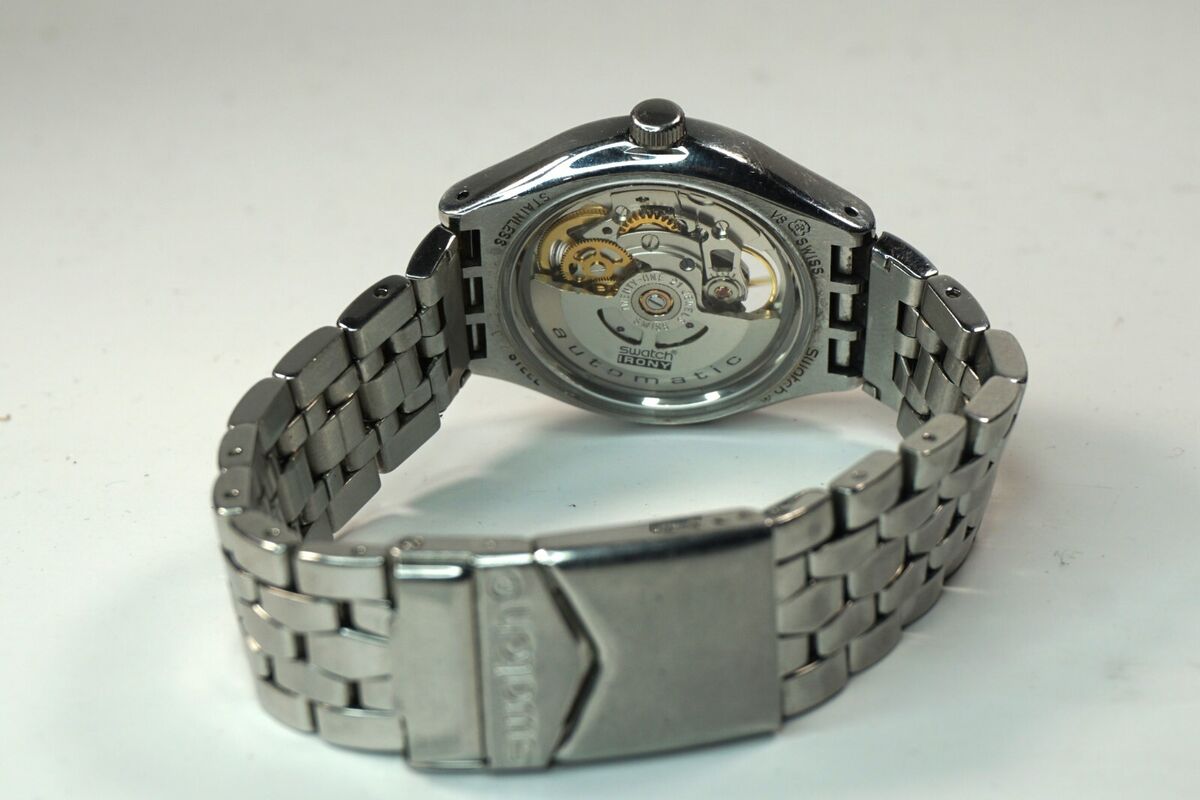 Swatch Watch Body & Soul Automatic Skeleton Irony Stainless Swatch Watch Body & Soul Automatic Skeleton Irony Stainless