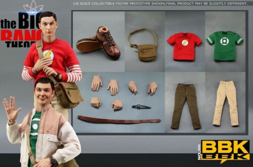 1/6 BBK06 Genius Scientist Action Figure The Big Bang Theory Sheldon Lee Cooper  - Picture 1 of 7