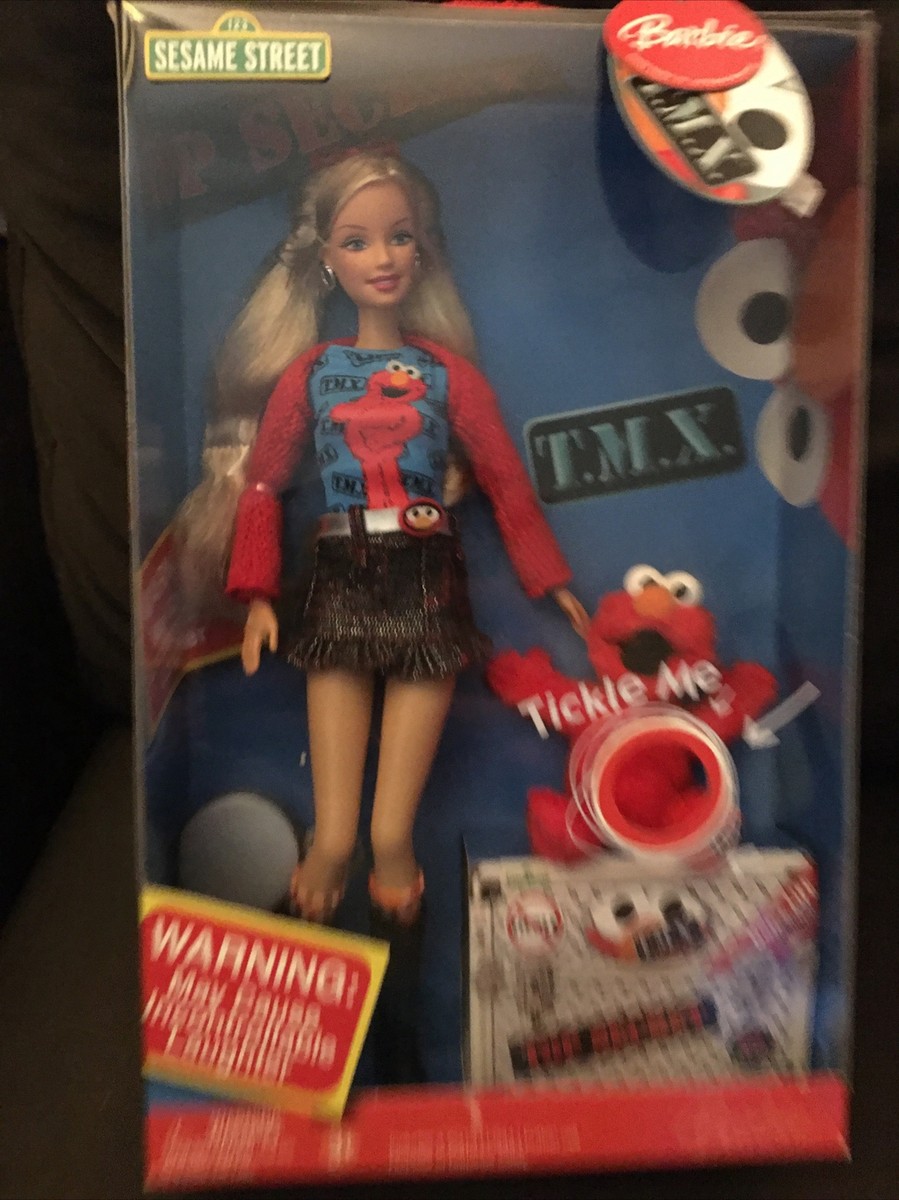 2006 Sesame Street Barbie & Tickle Me Elmo Doll Mattel New | eBay
