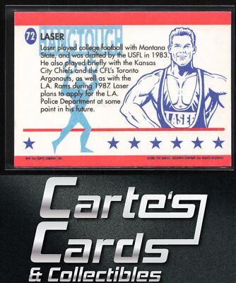 Laser 1991 Topps American Gladiators #72 | eBay