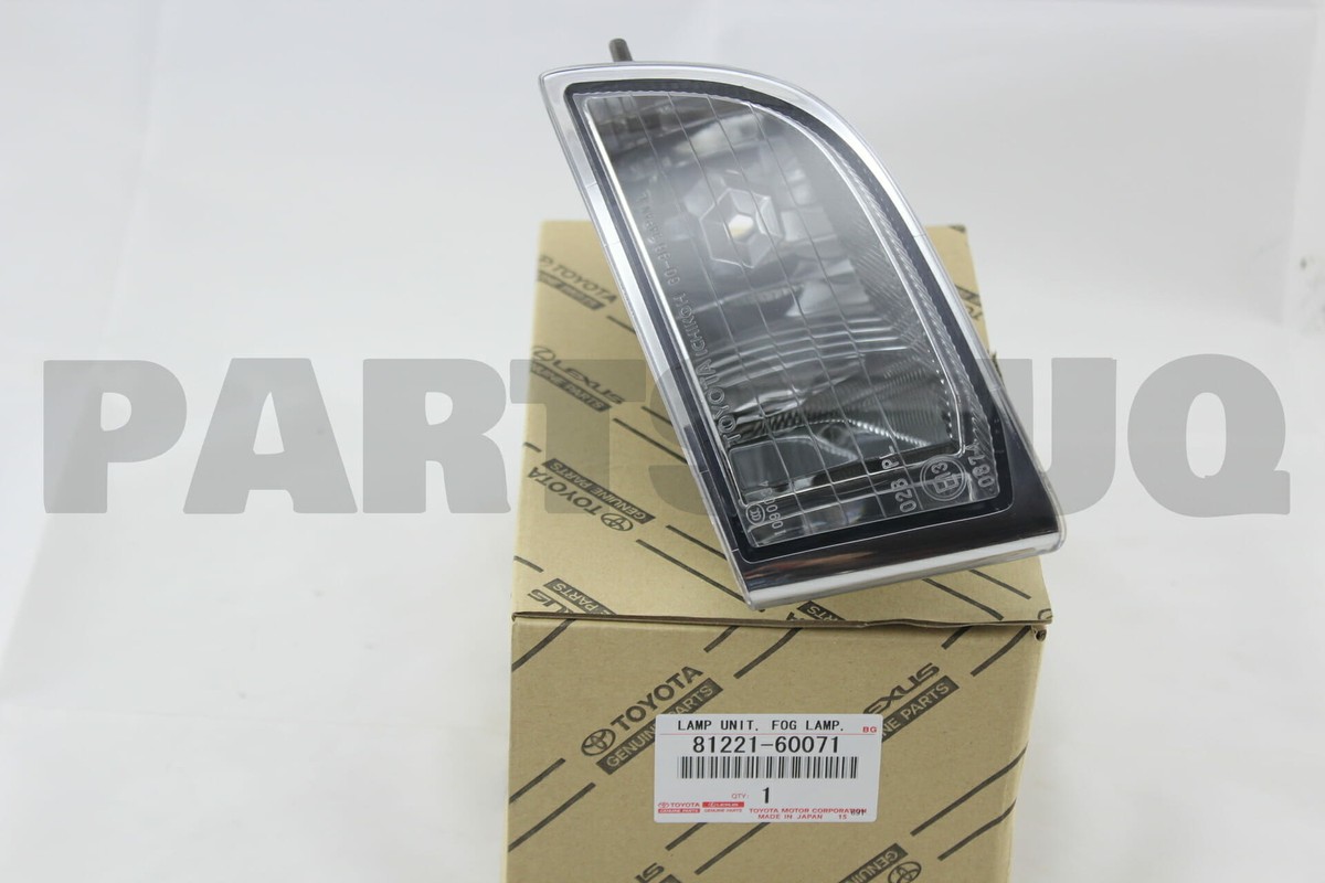 8122160071 Genuine Toyota LAMP UNIT, FOG LAMP, LH 81221-60071 | eBay