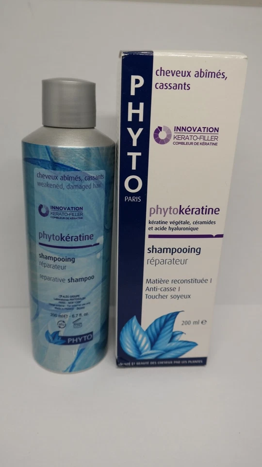 Phyto Paris PHYTOKERATINE Reparative Shampoo 6.7 fl oz New & Boxed - Image 2 of 2