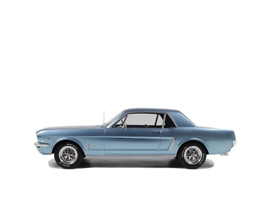 Ford Mustang V8 Hardtop Pony Blue 1965 OTTO G089 Diecast 1:12