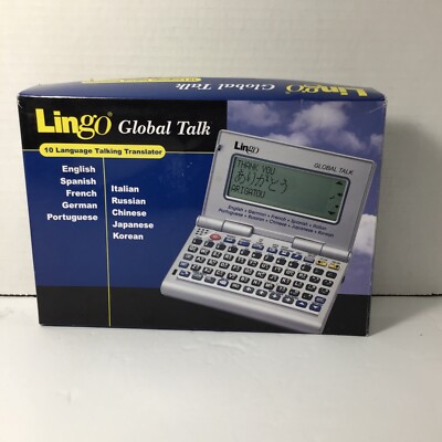 LINGO Global Talk  10 Language Talking Translator Travel School etc..